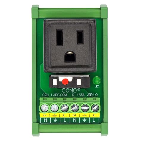 electrical din rail box|din rail mount 120v receptacle.